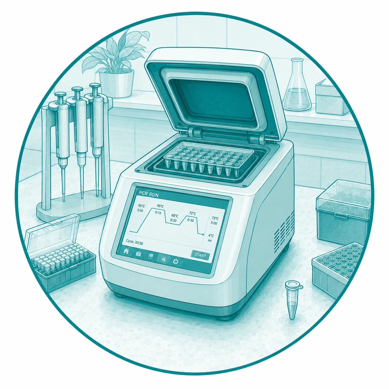 Laboratory material for fungal endophyte and mycovirus research.